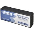 Global Industrial Dry Erase Felt Eraser, 5L x 2W x 1H, Black 695526